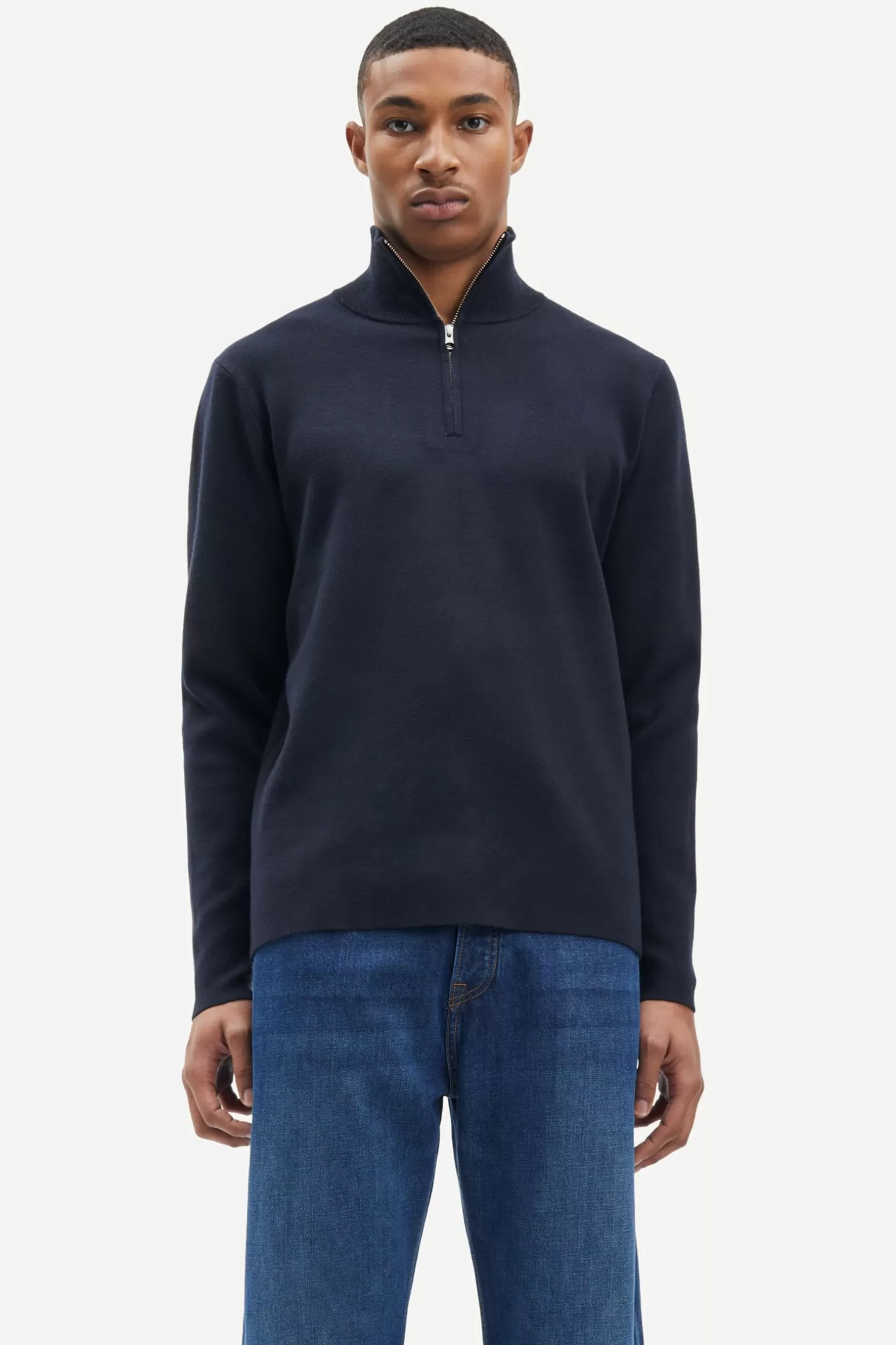 Samsøe Samsøe Strik*GUNAN TURTLE NECK ZIP 10490