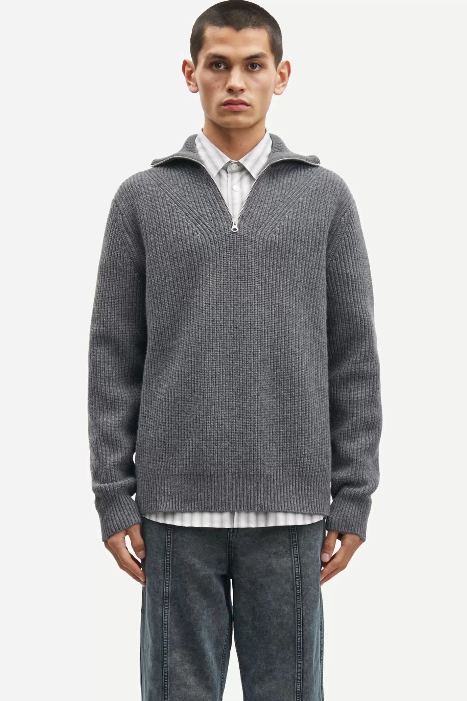 Samsøe Samsøe Strik*JACKS HALF ZIP 15010
