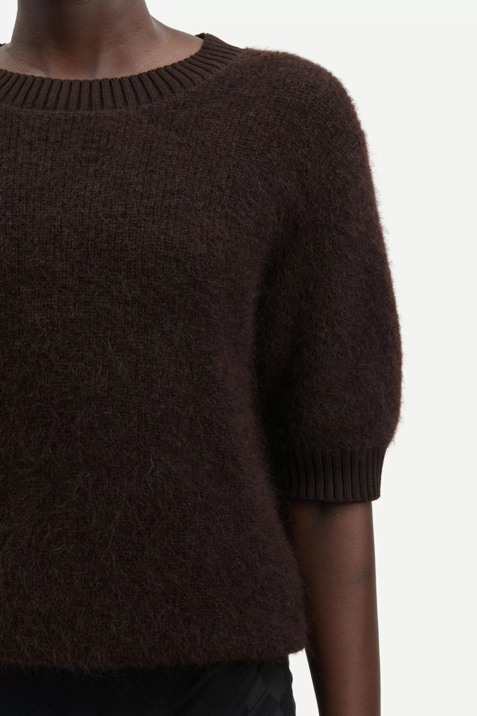 Dame Samsøe Samsøe Strik*JEANNE SHORT SLEEVES 14945