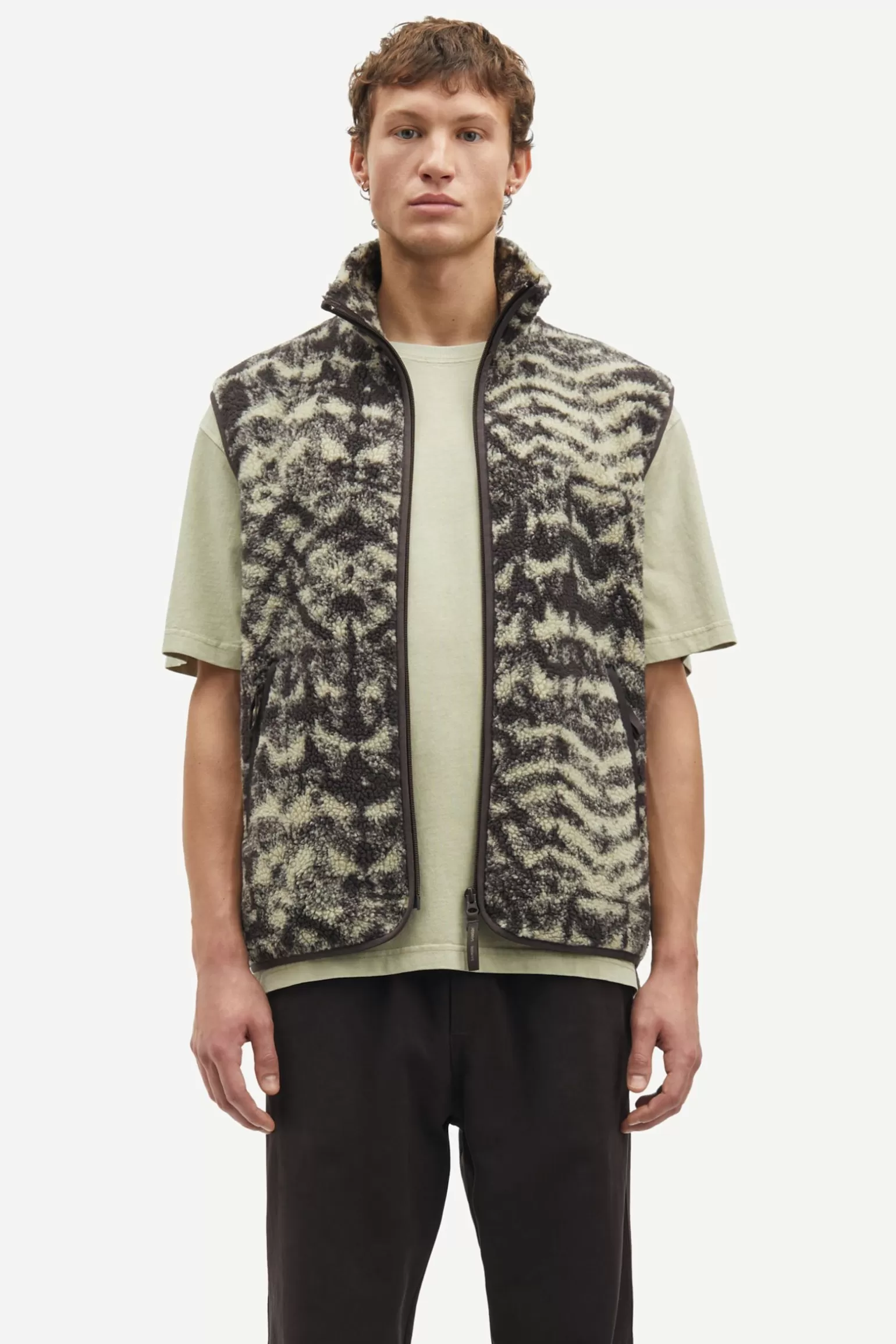 Samsøe Samsøe Jakker & Frakker*RUNE ZIP VEST AOP 11705