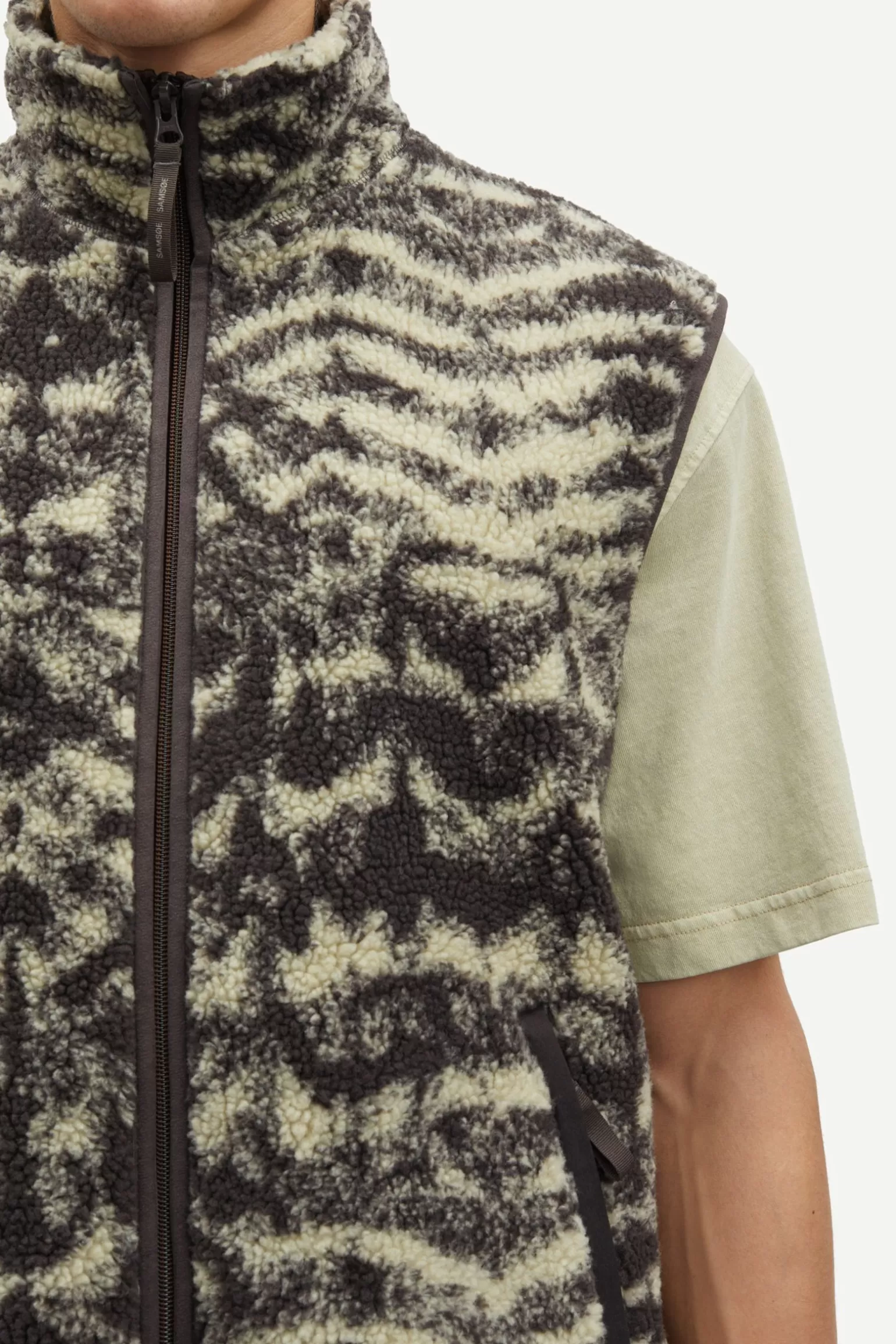 Samsøe Samsøe Jakker & Frakker*RUNE ZIP VEST AOP 11705