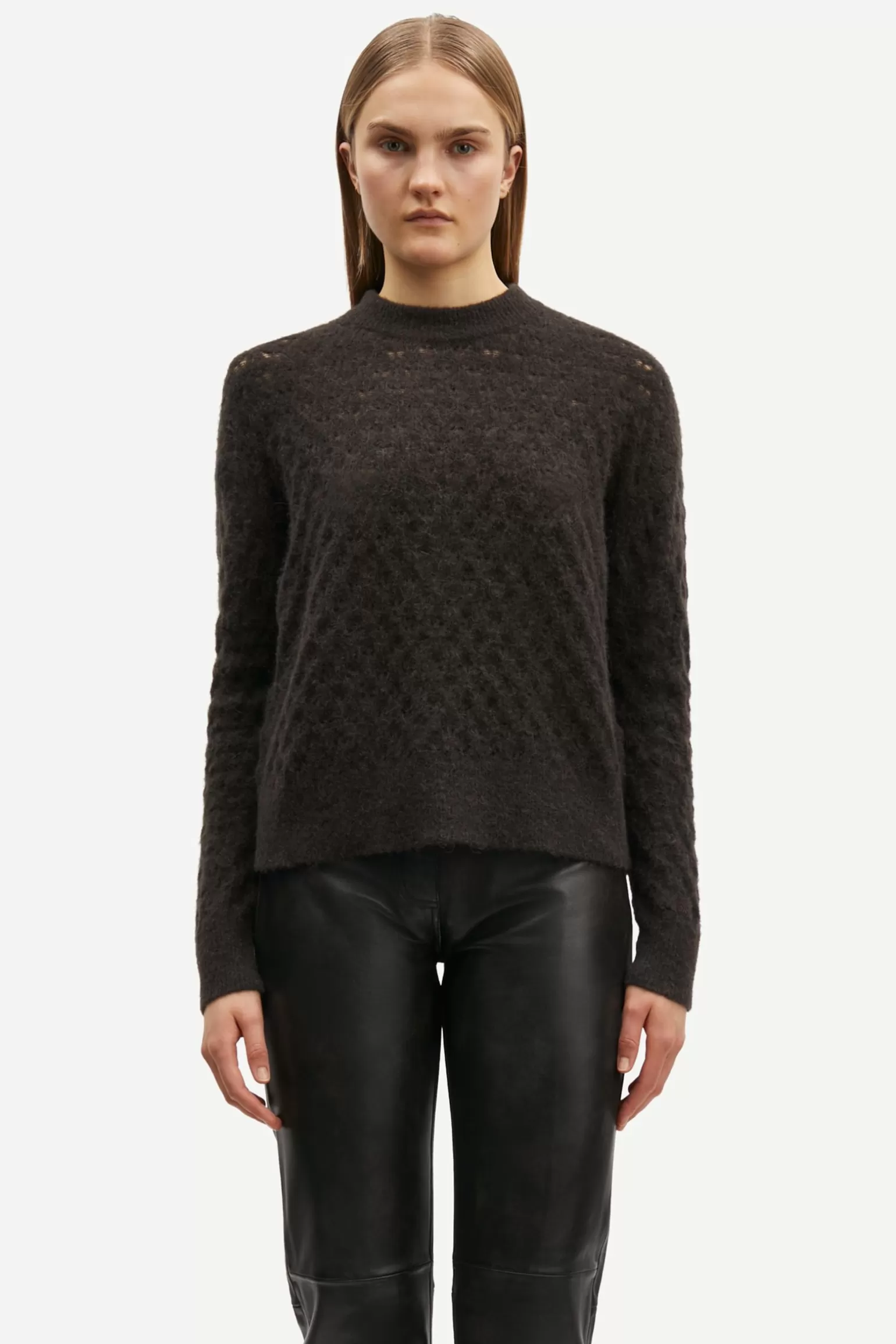 Dame Samsøe Samsøe Strik*SAANOUR POINTELLE SWEATER 7355