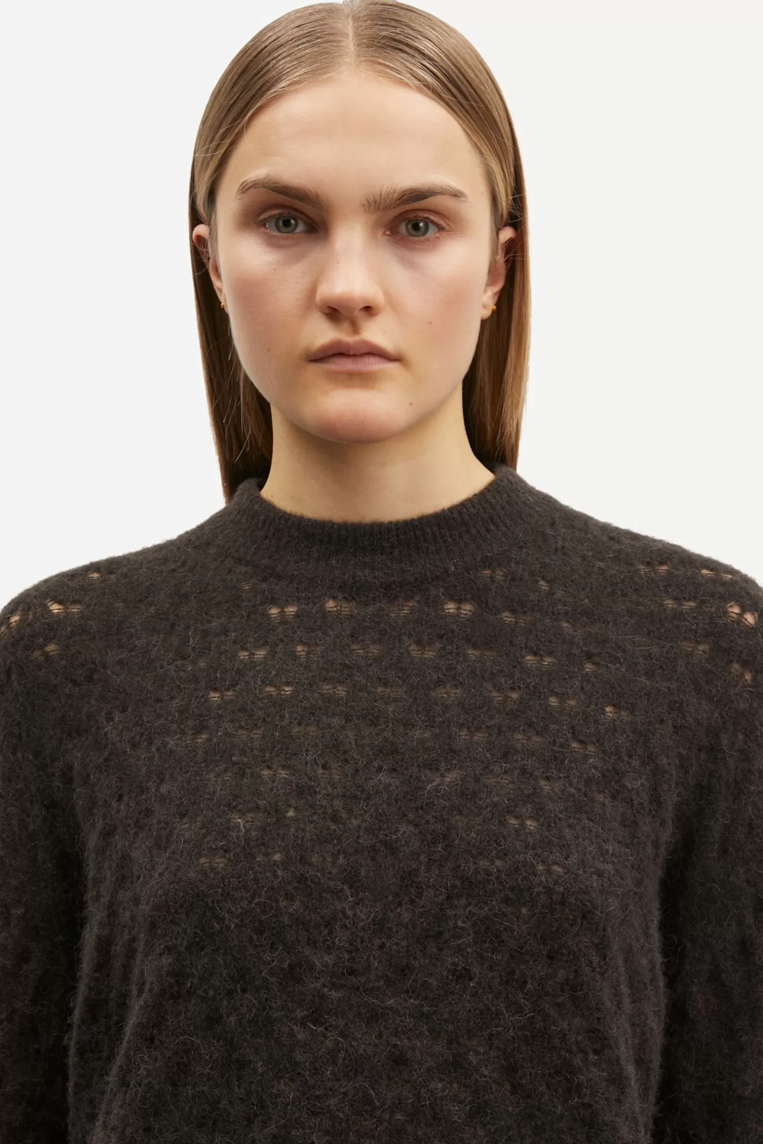 Dame Samsøe Samsøe Strik*SAANOUR POINTELLE SWEATER 7355