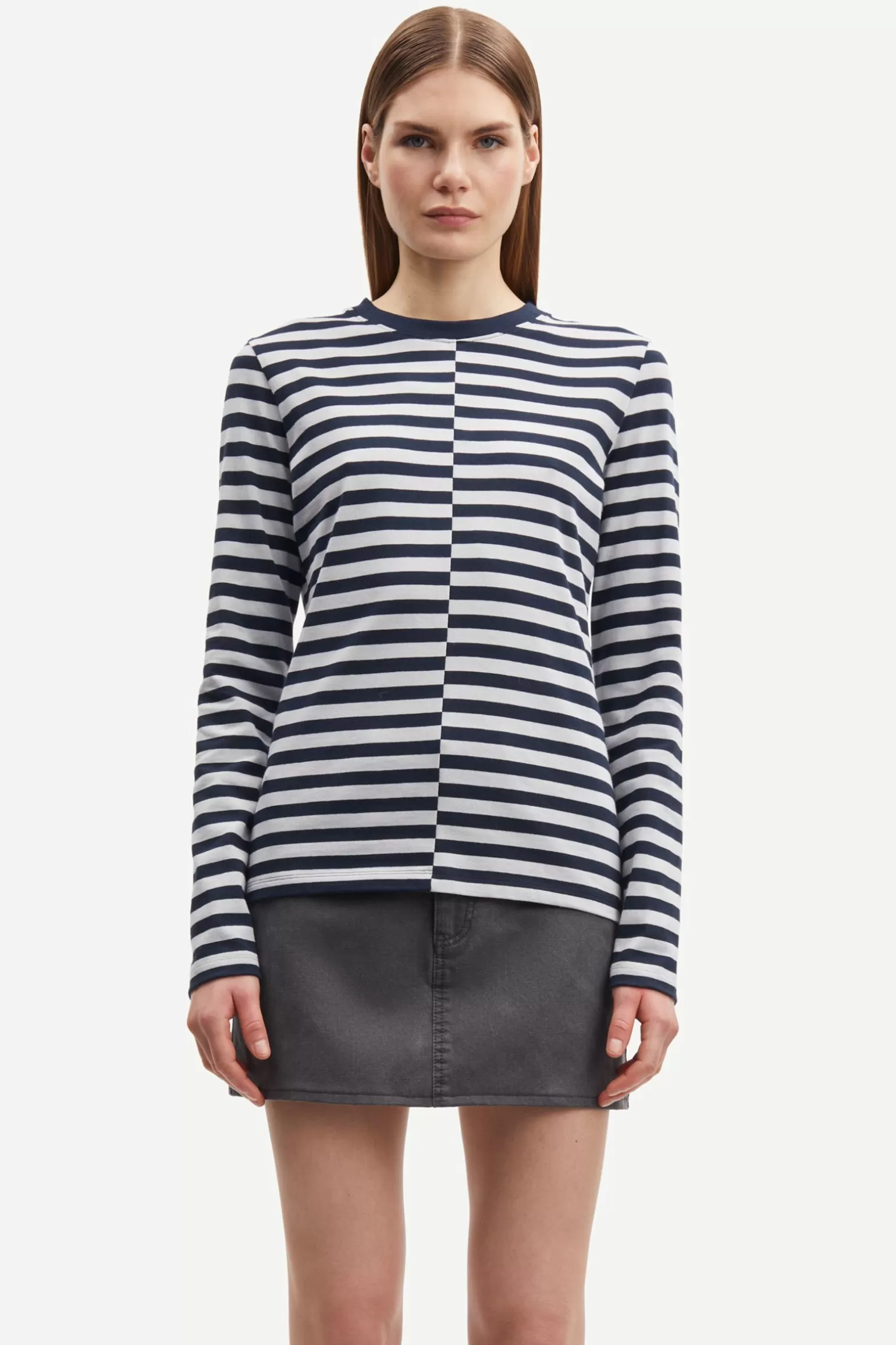 Dame Samsøe Samsøe T-shirts & Toppe*SAAVERY LS T-SHIRT 6024