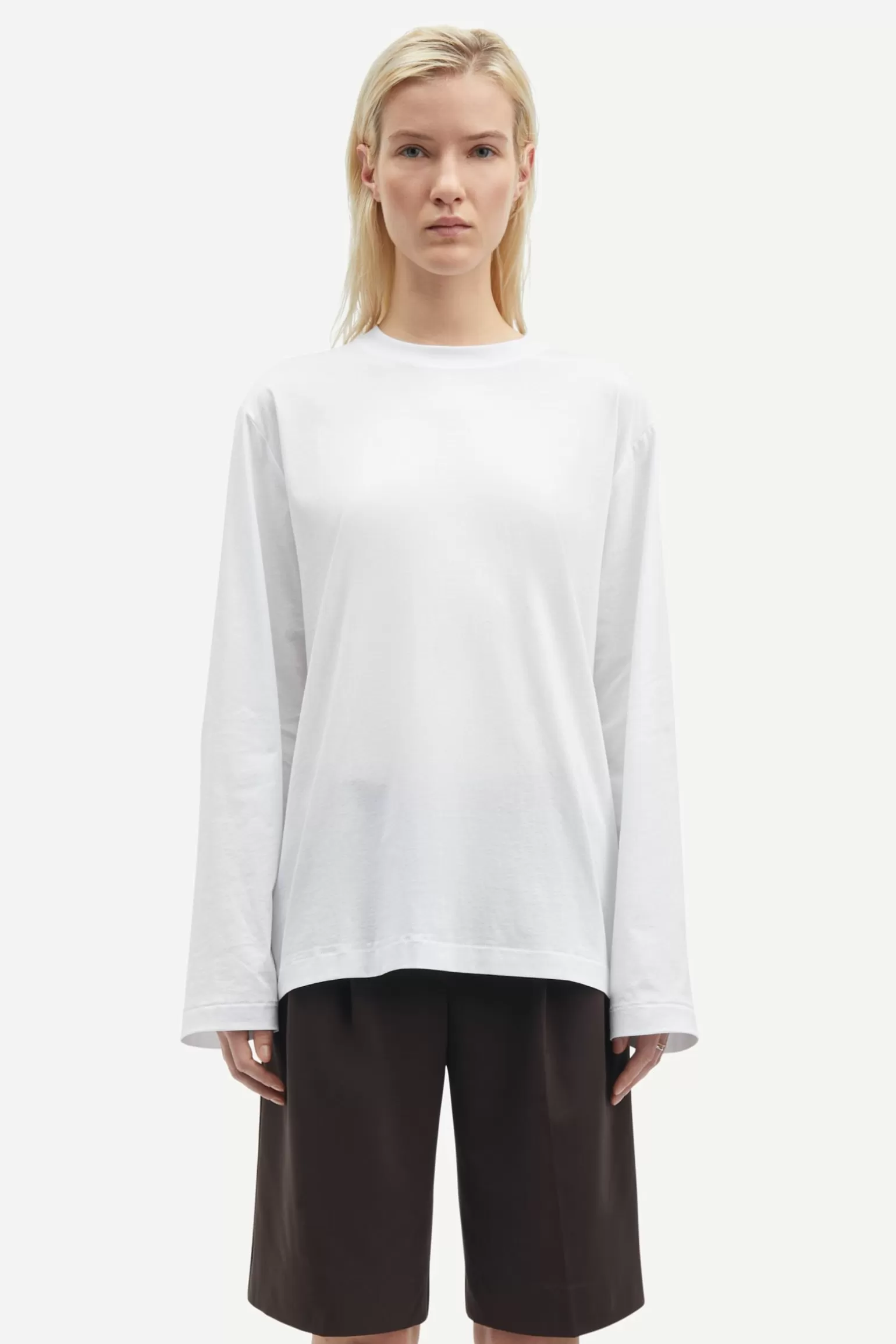 Dame Samsøe Samsøe T-shirts & Toppe*SADOVE LS T-SHIRT 15276