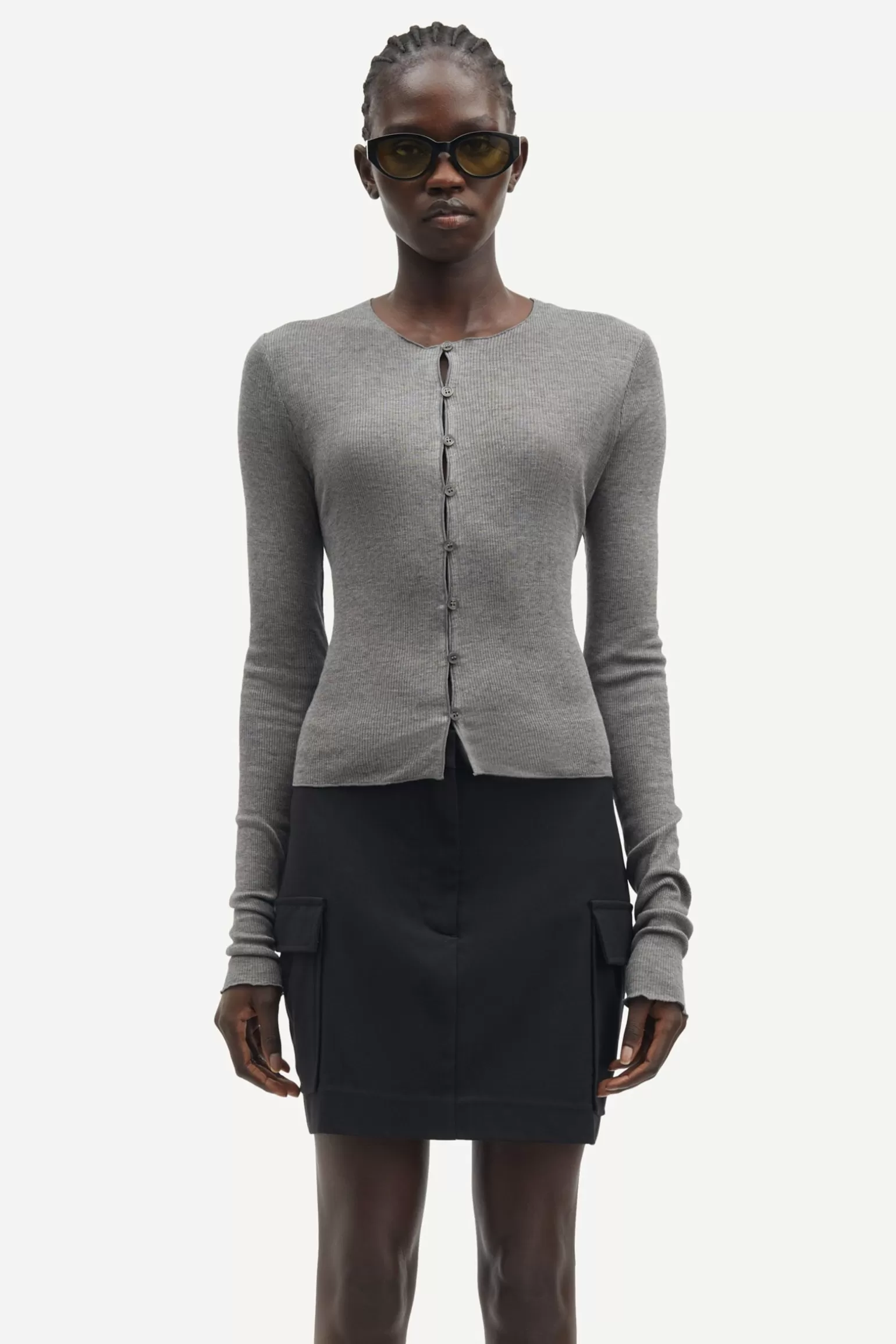 Dame Samsøe Samsøe T-shirts & Toppe*SASONNET CARDIGAN 15338