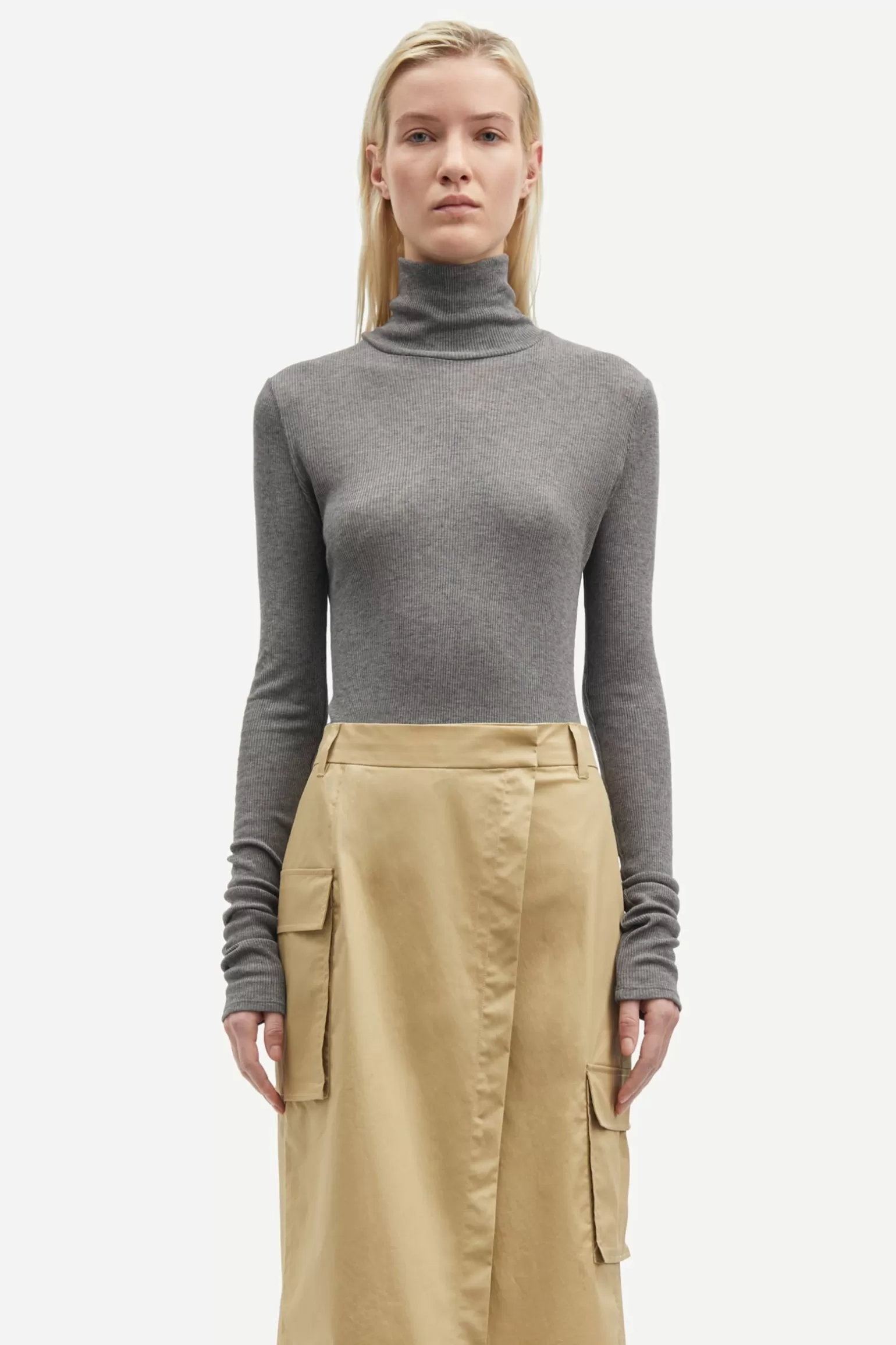 Dame Samsøe Samsøe T-shirts & Toppe*SASONNET LS T-NECK 15338