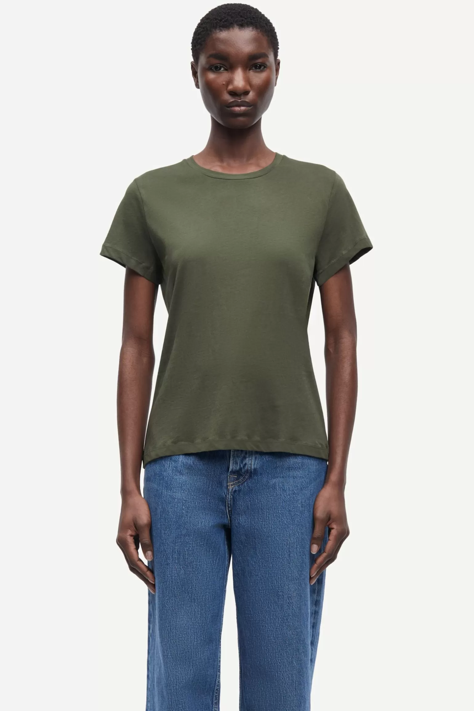 Dame Samsøe Samsøe T-shirts & Toppe*SOLLY TEE SOLID 205