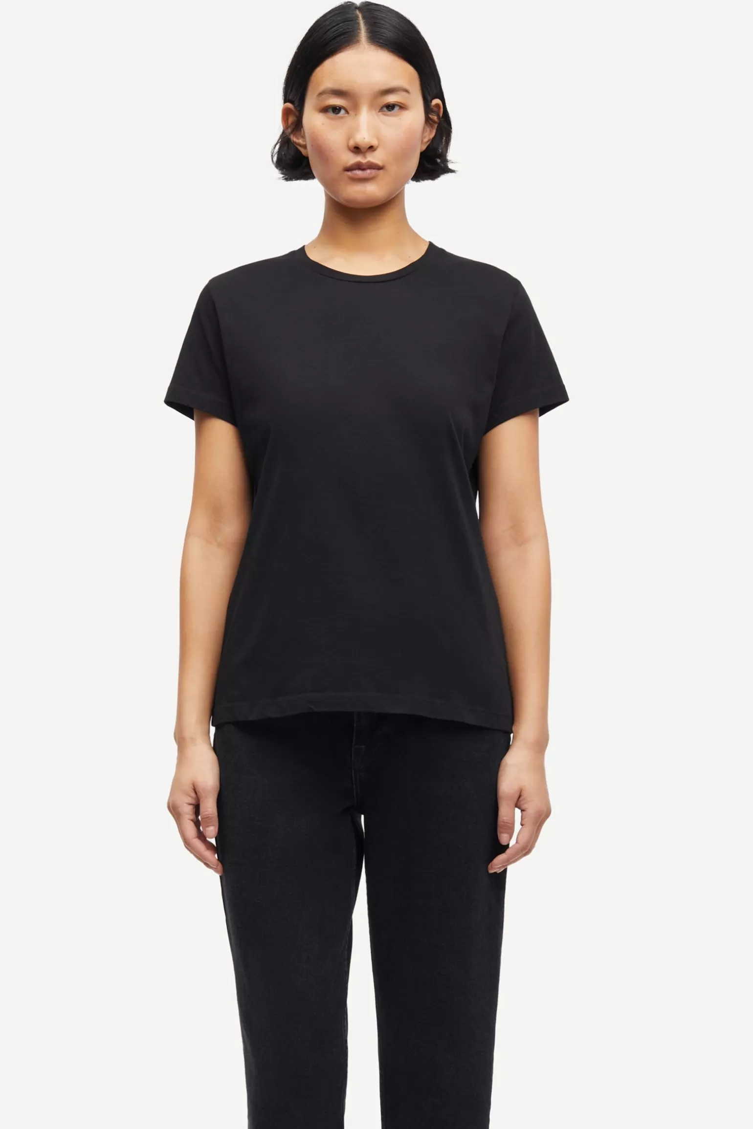 Dame Samsøe Samsøe T-shirts & Toppe*SOLLY TEE SOLID 205