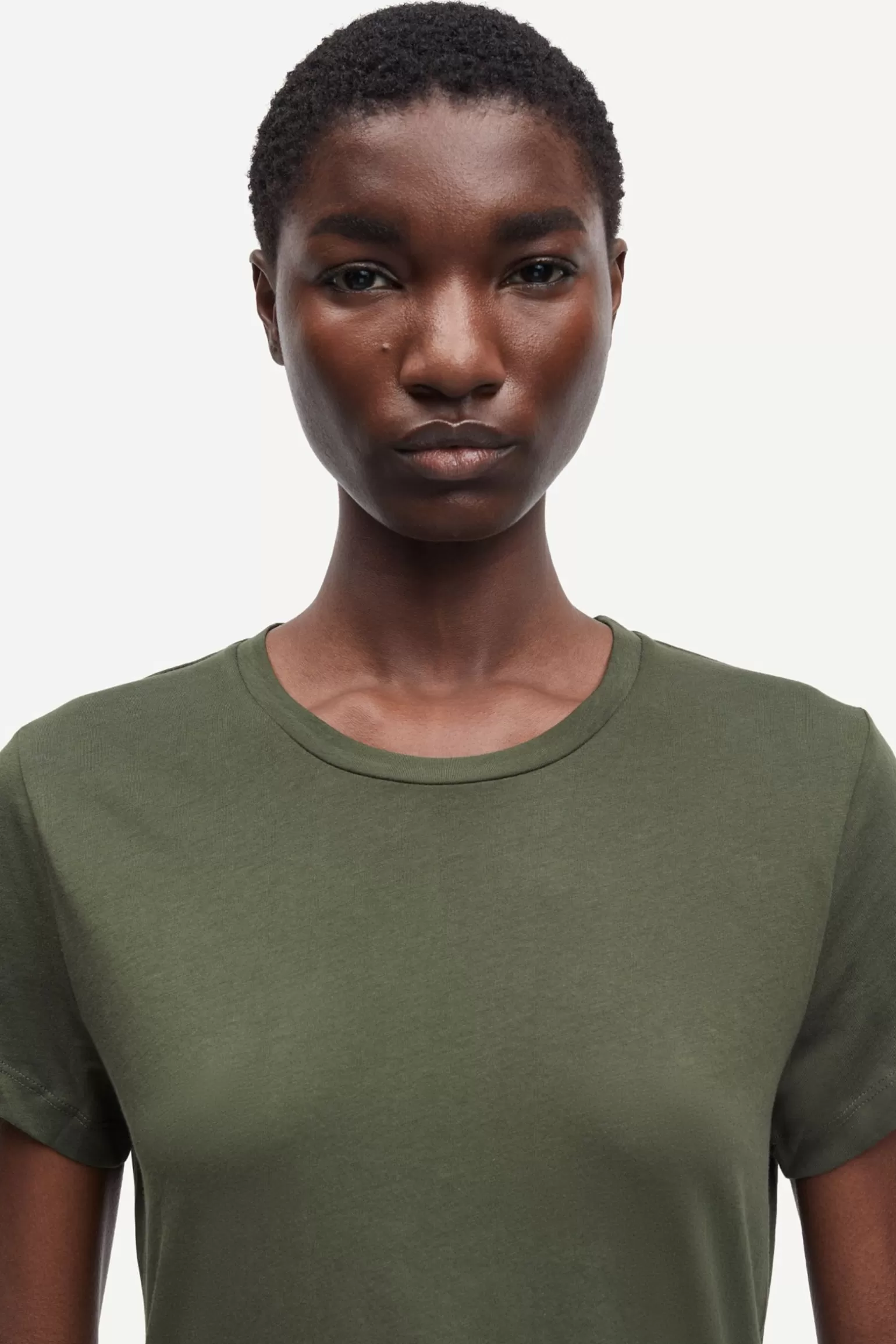 Dame Samsøe Samsøe T-shirts & Toppe*SOLLY TEE SOLID 205