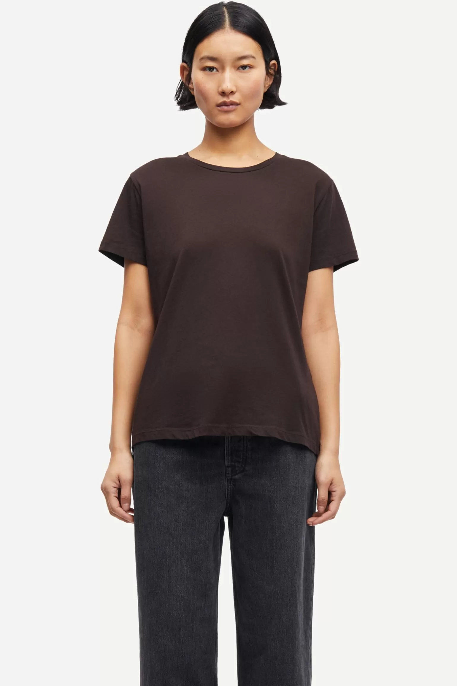 Dame Samsøe Samsøe T-shirts & Toppe*SOLLY TEE SOLID 205 '